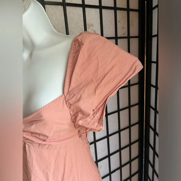 Zara Embroidered Flutter Sleeve Dress size XS in excellent condition - Picture 7 of 9